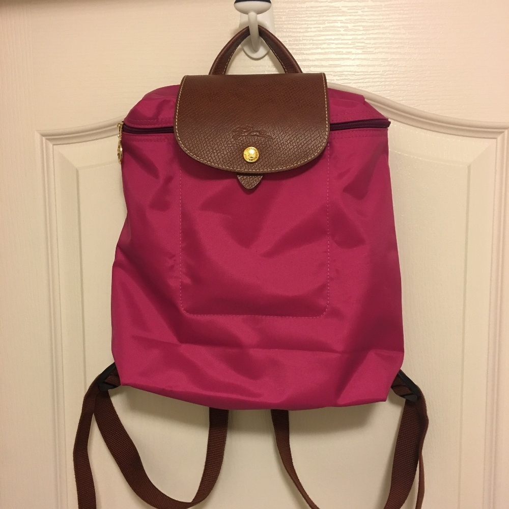 Longchamp Hot Pink Backpack